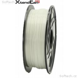 XtendLAN PLA filament 1,75mm průhledný bílý, natur