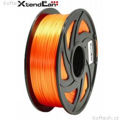 XtendLAN PLA filament 1,75mm lesklý oranžový 1kg