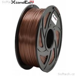 XtendLAN PLA filament 1,75mm lesklý měděné barvy 1