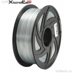 XtendLAN PLA filament 1,75mm lesklý stříbrný 1kg