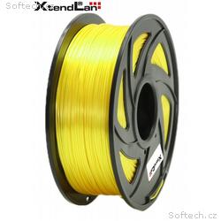 XtendLAN PLA filament 1,75mm lesklý žlutý 1kg