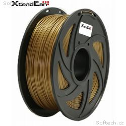 XtendLAN PETG filament 1,75mm zlatý 1kg