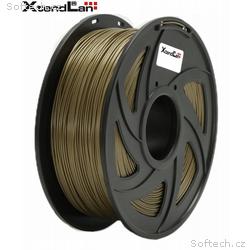 XtendLAN PETG filament 1,75mm bronzové barvy 1kg