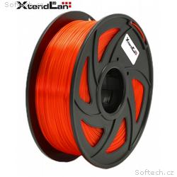 XtendLAN PETG filament 1,75mm průhledný oranžový 1
