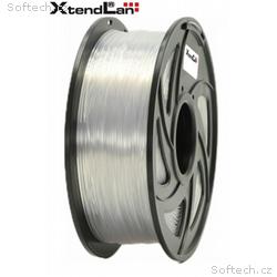 XtendLAN PETG filament 1,75mm průhledný bílý, natu