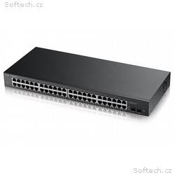 ZyXEL GS1900-48, 50-port Gigabit Web Smart switch: