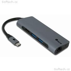 NGS WONDERDOCK7, USB-C - 7v1 Víceportový adaptér