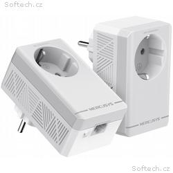 TP-Link Sada Powerline AV600 s průchozí zásuvkou