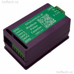 TINYCONTROL čítač pulsů tMPC-04 Modbus pro LK3 a L