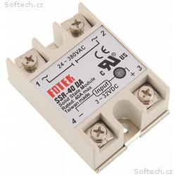 TINYCONTROL SSR relé FOTEK SSR-40DA, ON, OFF