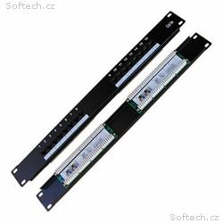 DATACOM Patch panel 19" UTP 16 port CAT5E LSA 1U B