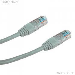 DATACOM Patch kabel UTP CAT5E 0,5m šedý