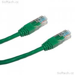 DATACOM Patch kabel UTP CAT5E 0,5m zelený