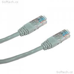 DATACOM Patch kabel UTP CAT5E 3m (x) šedý křížený