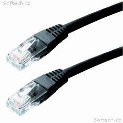 DATACOM Patch kabel UTP CAT6 0,25m černý