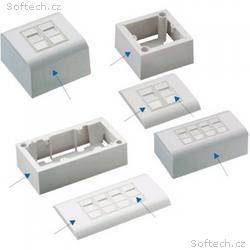 DATACOM UTP 2xRJ45 zásuvka Cat6 (pod i nad omítku)