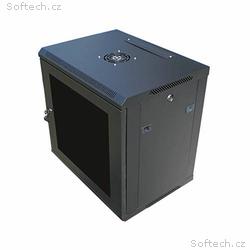 DATACOM 19" rozvaděč nástěnný 12U, 450mm černý, sk