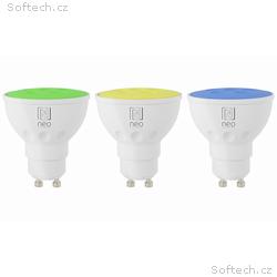 IMMAX NEO SMART sada 3x žárovka LED GU10 6W RGB+CC