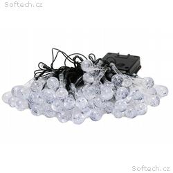 IMMAX LED solární dekorační řetěz DROP, 50xLED, IP