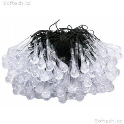 IMMAX LED solární dekorační řetěz DROP, 100xLED, I