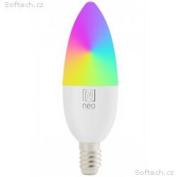 IMMAX NEO SMART žárovka LED E14, C37, 4,8W RGB+CCT