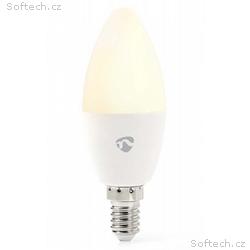 NEDIS Wi-Fi chytrá LED žárovka, E14, svíčka, 4,9W,