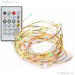 NEDIS Wi-Fi chytrý LED řetěz, 5W, 5VDC, IP44, 400l