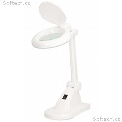 NEDIS zvětšovací stolní LED lampa, čočka 3 + 12 di