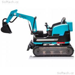 BLUETOUCH elektrický dětský bagr, rychlost 5 km, h