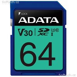 ADATA Premier Pro 64GB SDXC, UHS-I U3 V30S CL10