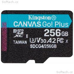 Kingston Canvas Go Plus A2, Micro SDXC, 256GB, UHS