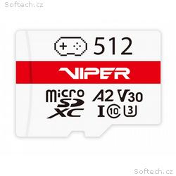 PATRIOT Viper 512GB Micro SDXC, UHS-I, U3, A2, C10