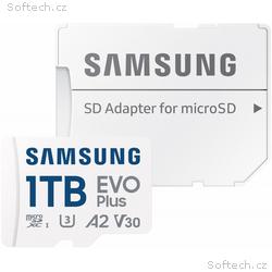 SAMSUNG EVO Plus 2024 MicroSDXC 1TB + SD Adaptér, 