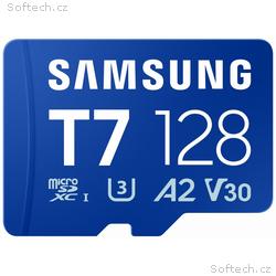 SAMSUNG T7 microSDXC 128GB, CL10 UHS-I U3, A2, V30