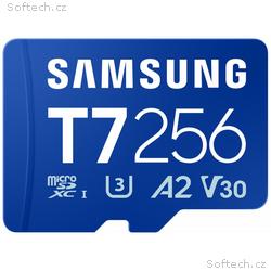 Samsung T7, Micro SDXC, 256GB, UHS-I U3, Class 10,