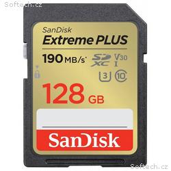SanDisk Extreme PLUS 128GB SDXC, UHS-I, Class 10, 