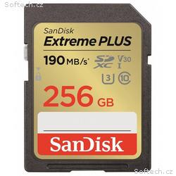 SanDisk Extreme PLUS 256GB SDXC, UHS-I, Class 10, 