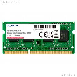 ADATA Premier 8GB DDR3L 1600MT, s, SO-DIMM, CL11, 