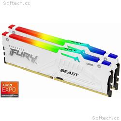 KINGSTON FURY Beast White RGB EXPO 64GB DDR5 6000M