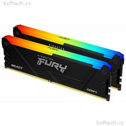 KINGSTON FURY Beast RGB 16GB DDR4 3200MT, s, DIMM,
