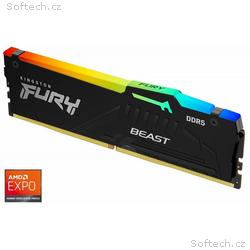 KINGSTON FURY Beast Black RGB EXPO 16GB DDR5 6000M