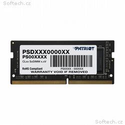 PATRIOT Signature 16GB DDR4 2666MHz, SO-DIMM, CL19
