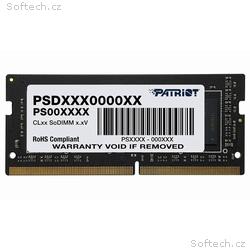PATRIOT Signature 16GB DDR4 3200MHz, SO-DIMM, CL22
