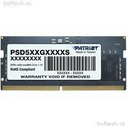 PATRIOT Signature Line 8GB DDR5 5600MT, s, SO-DIMM