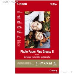 Canon fotopapír PP-201, A4, Lesklý, 20ks
