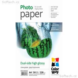 COLORWAY fotopapír, oboustranný, high glossy 220g,