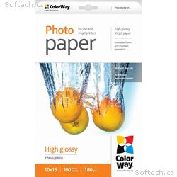 COLORWAY fotopapír, high glossy 180g, m2, 10x15, 1