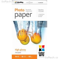 COLORWAY fotopapír, high glossy 180g, m2, 10x15, 5