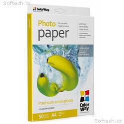 COLORWAY fotopapír, premium semi-glossy 255g, m2, 