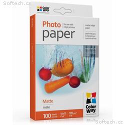 COLORWAY fotopapír, matte 190g, m2, 10x15, 100 kus